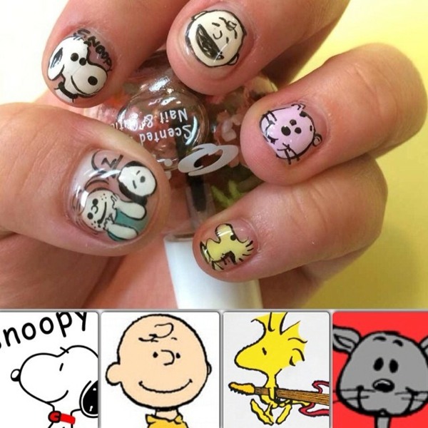 Disney World Channel Television Nail Design Style
