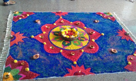 Σχέδια Carpet Holi Rangoli