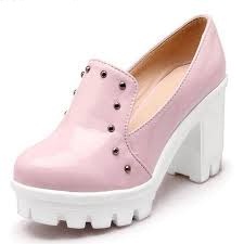 Platform Heels Light Pink Παπούτσια για Κορίτσια