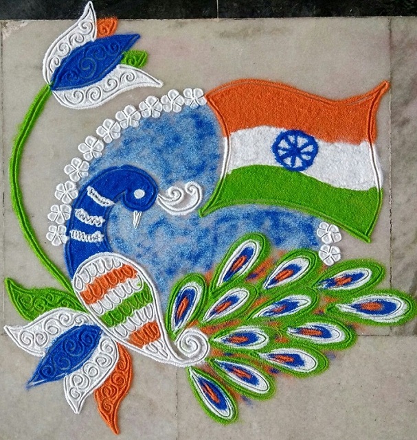 Ημέρα Ανεξαρτησίας Rangoli