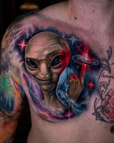 Καλύτερα σχέδια Alien Tattoo 1