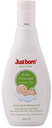Just Born Baby's Natural Hair Oil