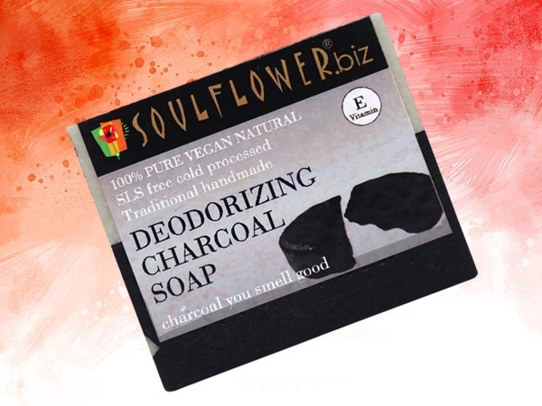 Soulflower -hajunpoistohiilen luonnollinen kylmäprosessisaippua