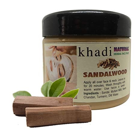 Το πακέτο προσώπου EnQ Khadi Natural Herbal Sandalwood Pack