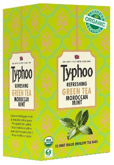 Βιολογικό πράσινο τσάι Typhoo - Μαροκινή μέντα