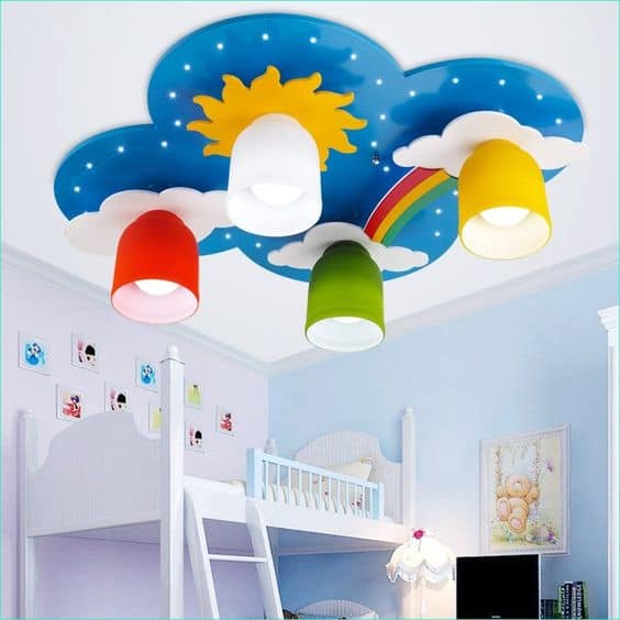 Σχέδιο οροφής Pop για παιδικό υπνοδωμάτιο