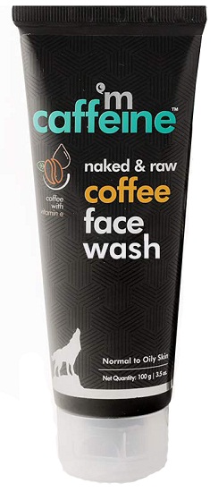 mCaffeine Naked & amp; Πλύσιμο προσώπου με ακατέργαστο καφέ
