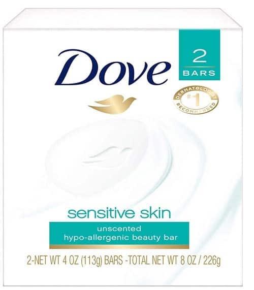 Dove Beauty Bar, herkkä iho