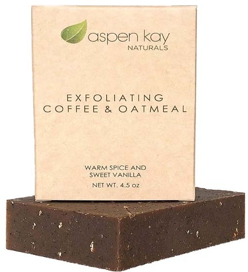 Aspen Kay Naturals - Kahvi- ja kaurapuurosaippua
