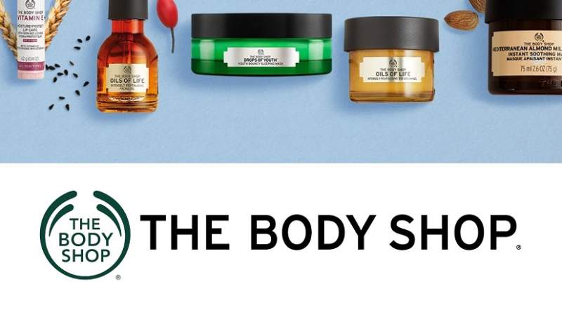 Body Shop -tuotteita saatavilla Intiassa