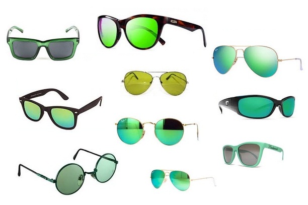 πράσινα γυαλιά ηλίου