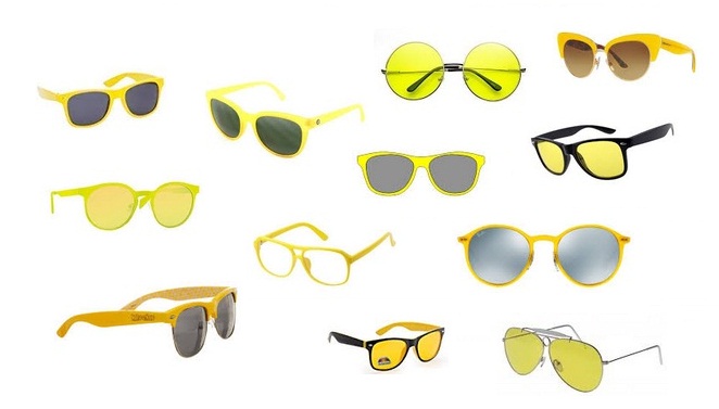 Κλασικά στυλ κίτρινων γυαλιών ηλίου για άνδρες και γυναίκες