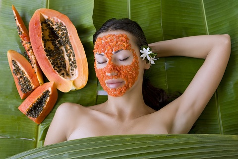 Papaya Fruit Face Pack kuolleille ihosoluille