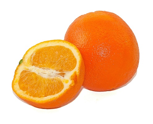 Πορτοκαλί πακέτο προσώπου με φρούτα για φυσική λάμψη