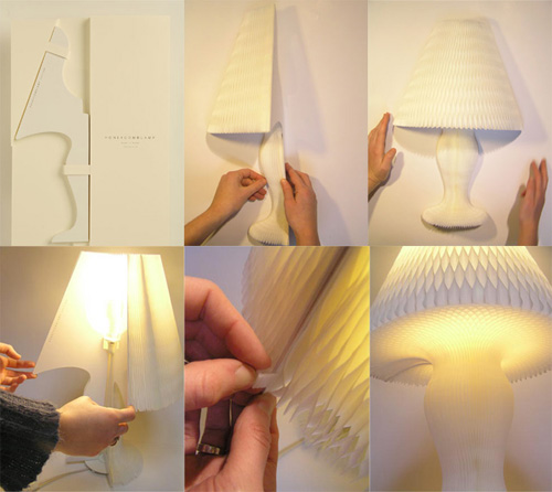 denguri papperslampa Kyouei Design Studio