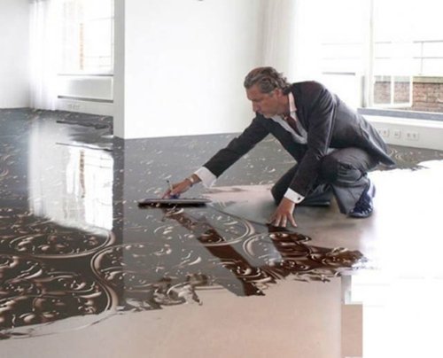 elegant golv av Marcel Wanders Design