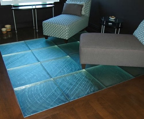 Glas golvplattor golv modernt