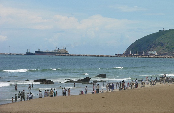 Παραλία Ramakrishna Vizag Andhra Pradesh