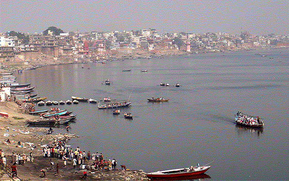 Varanasin matkailukohteet-Hanuman Ghat