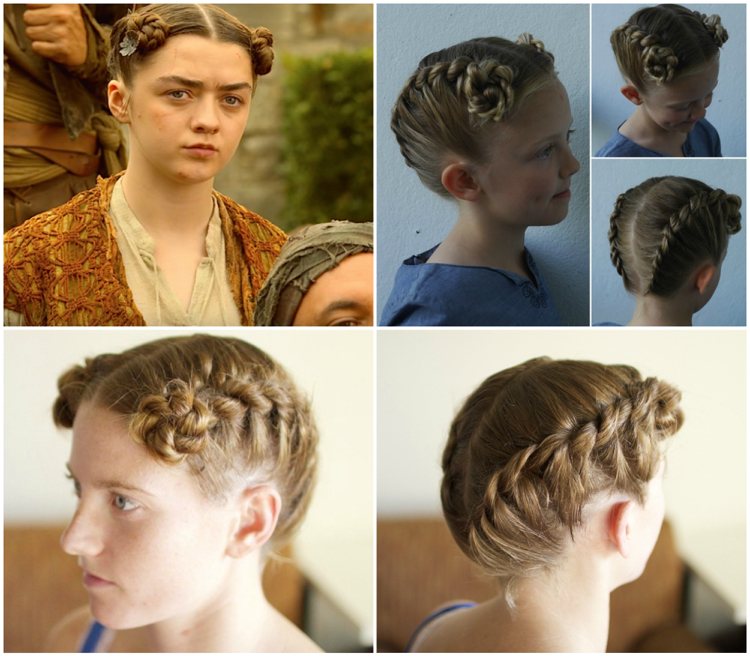 Game of Thrones -frisyrer Arya Short Hair Bunts