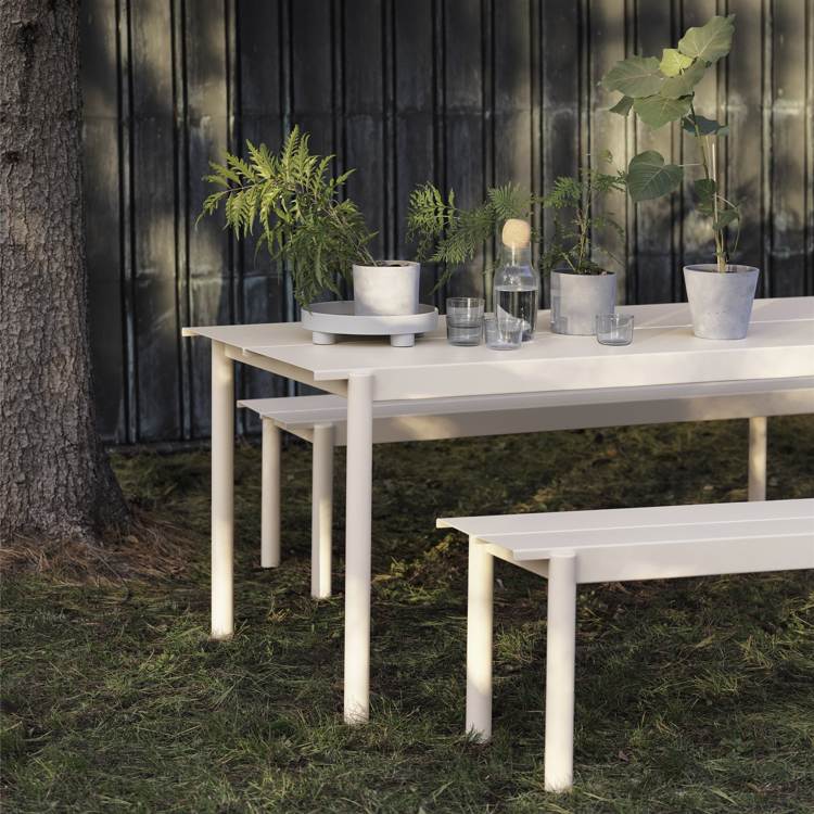 Trädgårdsmöbler design 2019 Muuto bord picknickbänk