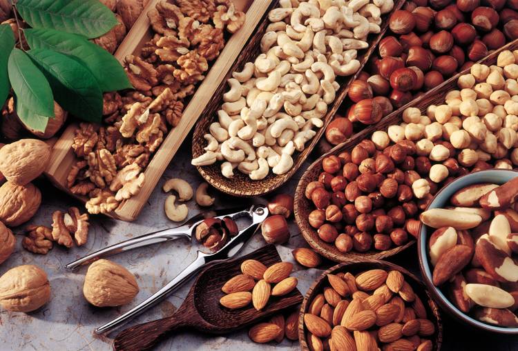 hälsosam mat kombinationer som nötter är bra kropp