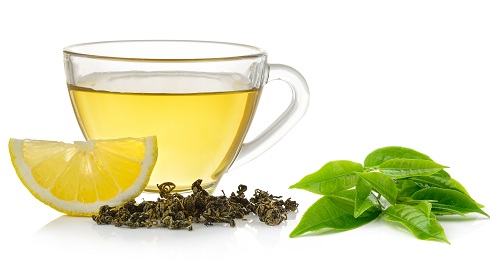 Πακέτο προσώπου με λεμόνι και πράσινο τσάι
