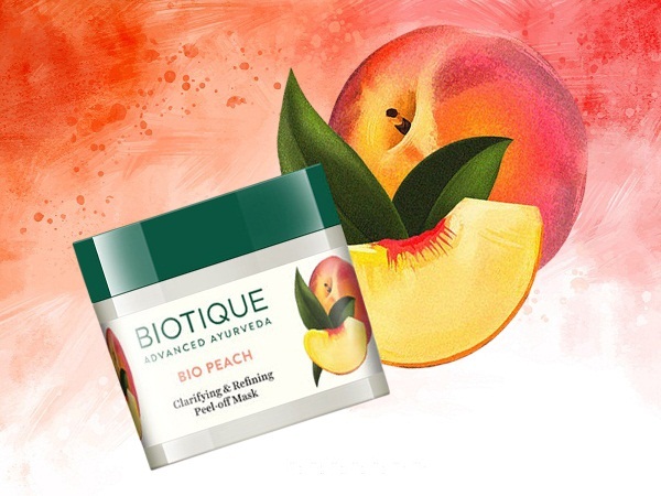 Biotique Bio Peach kirkastava ja puhdistava kuorintanaamio