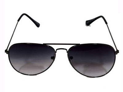 Μαύρα γυαλιά ηλίου UV Aviator