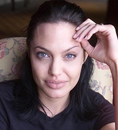 Angelina Jolie ilman meikkiä