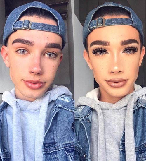 James Charles χωρίς μακιγιάζ Main