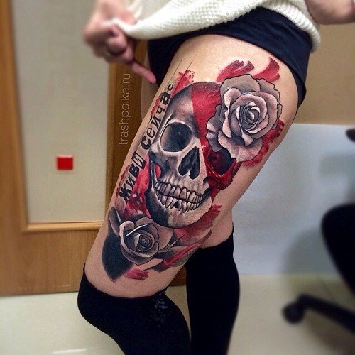 Demon Trash Polka Tattoo -mallit