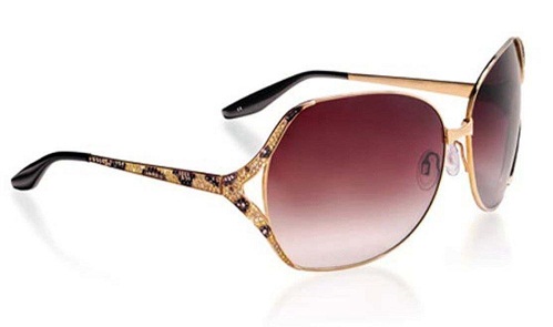 Lugano Diamonds Ροζ γυαλιά ηλίου φακού