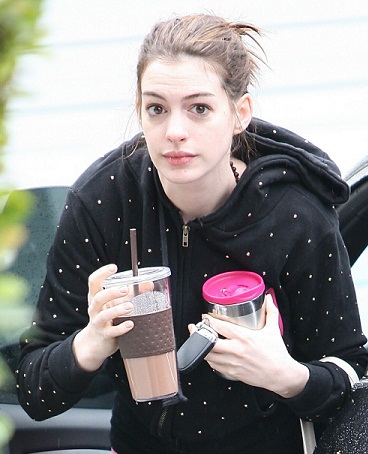 Anne Hathaway χωρίς μακιγιάζ 4