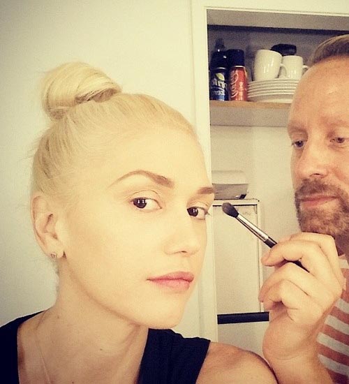 Gwen Stefan χωρίς πρόσωπο μακιγιάζ 8