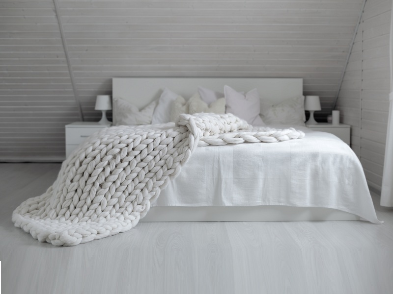 Valkoiset sängyn mallit