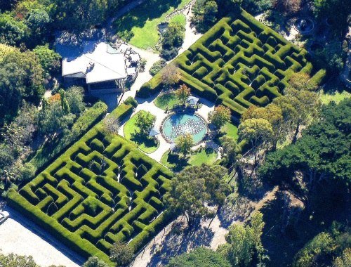 Mazes and Labyrinths Australia Ashcombe Lavender Garden Maze