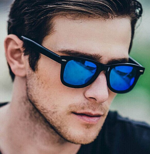 Men’s Choice Μπλε γυαλιά ηλίου Wayfarer