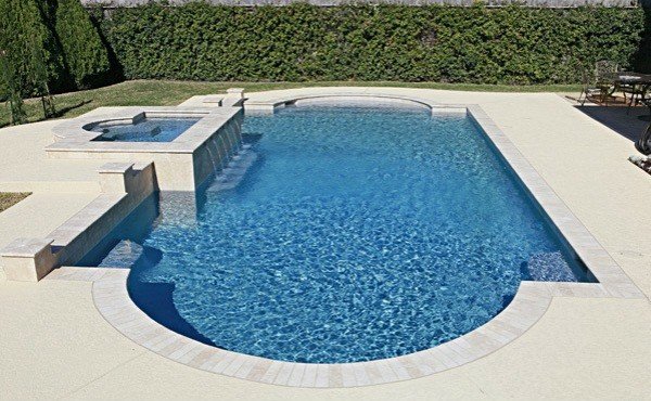 Vattenfontän-två nivå pool