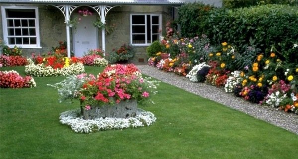 Idéer för trädgårdsdesign design-med växter-blommor prydnadsgräsplaneringstips