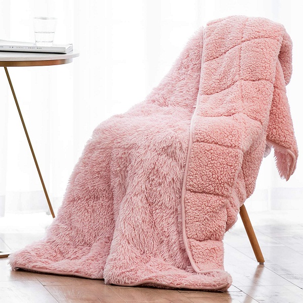Ζυγισμένη κουβέρτα Wemore Shaggy Long Fur Faux Fur