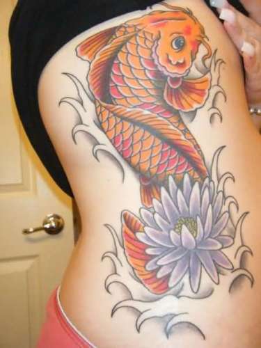 Σχέδιο τατουάζ Koi Fish