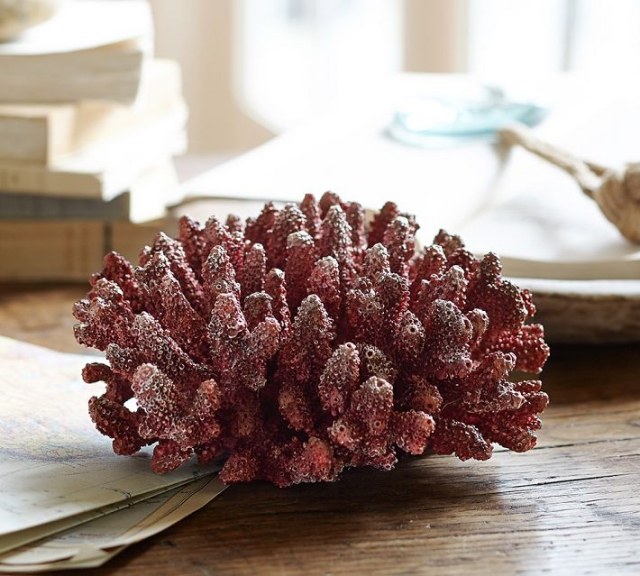 konstgjord-röd-korall-dekorativ