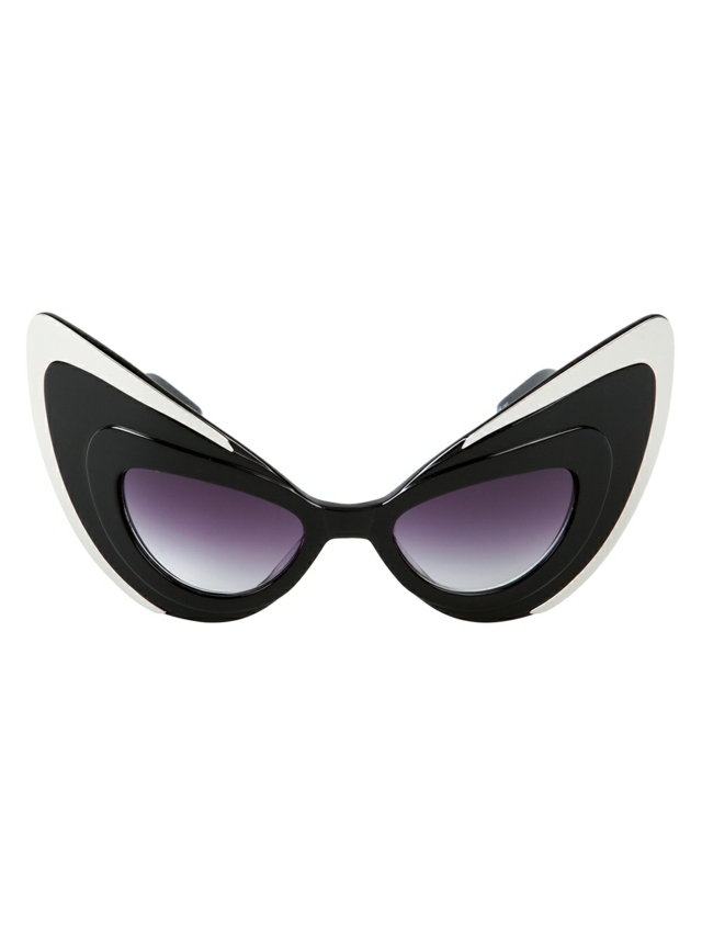 Cat-eye-style-frame-two-tone-plastic-designer-solglasögon