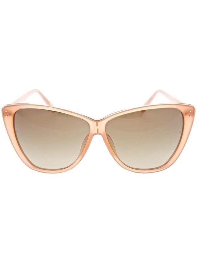 ljusbrun-plast-glasögon-ram-solglasögon-50-talet
