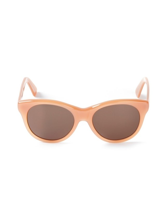 Cat-eye solglasögon-plast glasögon ram