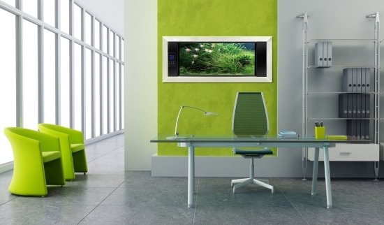 Living ideas hemmakontor ljusgrön ultramodern kontorsstol