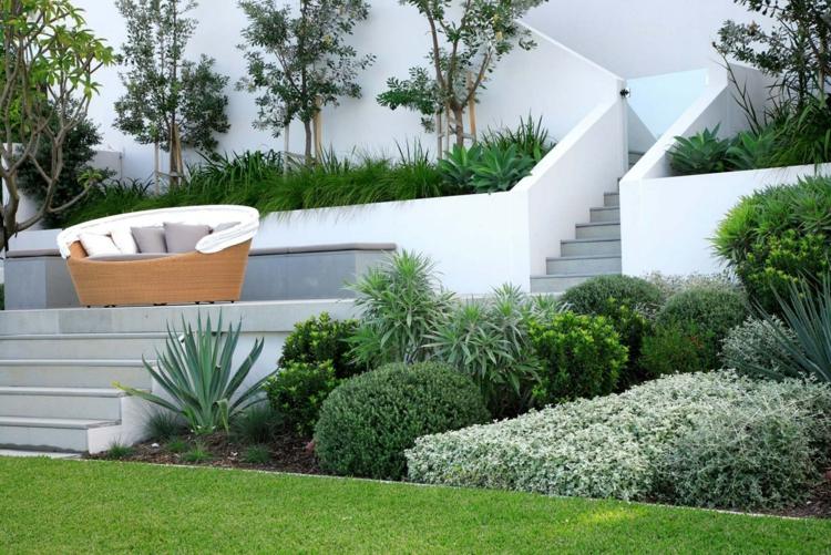 idéer-trädgårdsdesign-modern-lutning-plantering-sängar-skapa-buskar-buskar-blommar