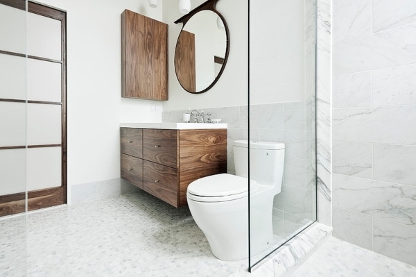 badrumsmöbler i minimalistisk stil