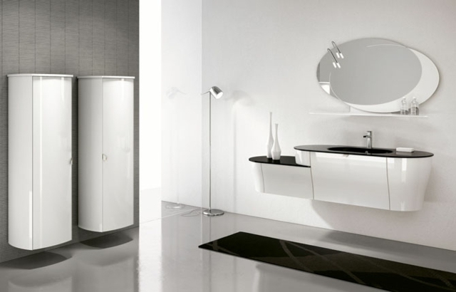 Design badrum-på-väggen-monterade badrumsskåp